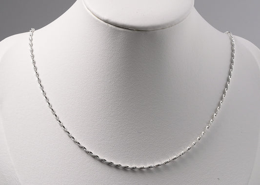 Twisted Premium Sterling Silver Chain - Griha Threads & Treasure