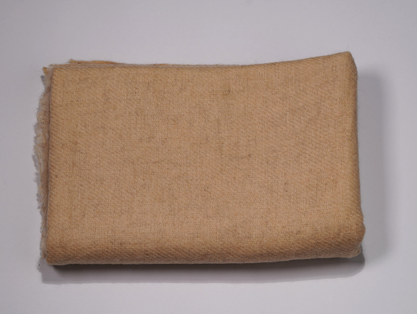 100% Yak Wool Shawl Apricot Colour