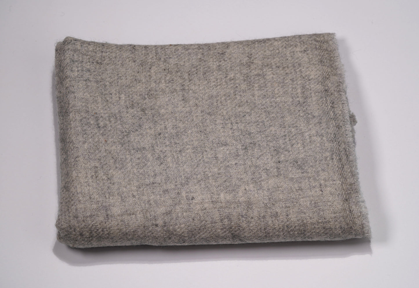 100% Yak Wool Shawl Light Grey Colour