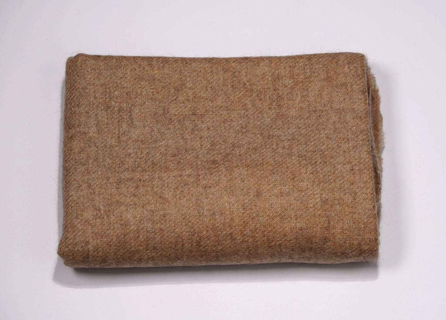 100% Yak Wool Shawl Warm Brown