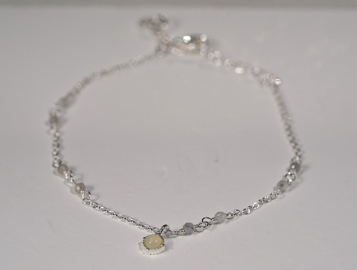 925 Sterling Silver Bracelet with gemstone