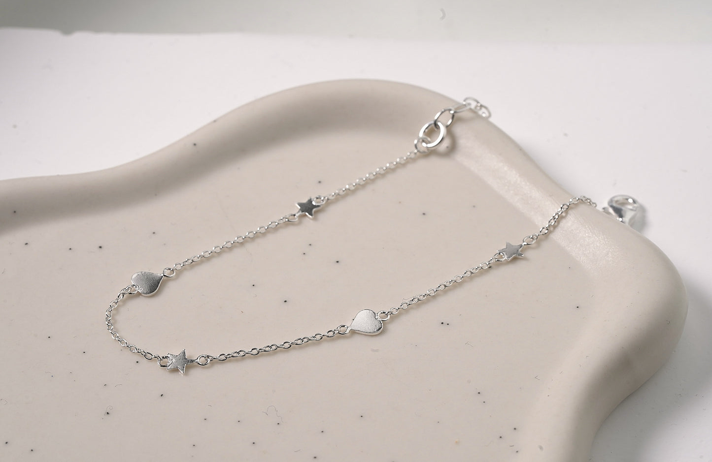 925 Sterling Silver Charm Style Bracelet