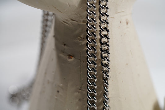 925 Sterling Silver Cuban Chain Necklace 22 Inch