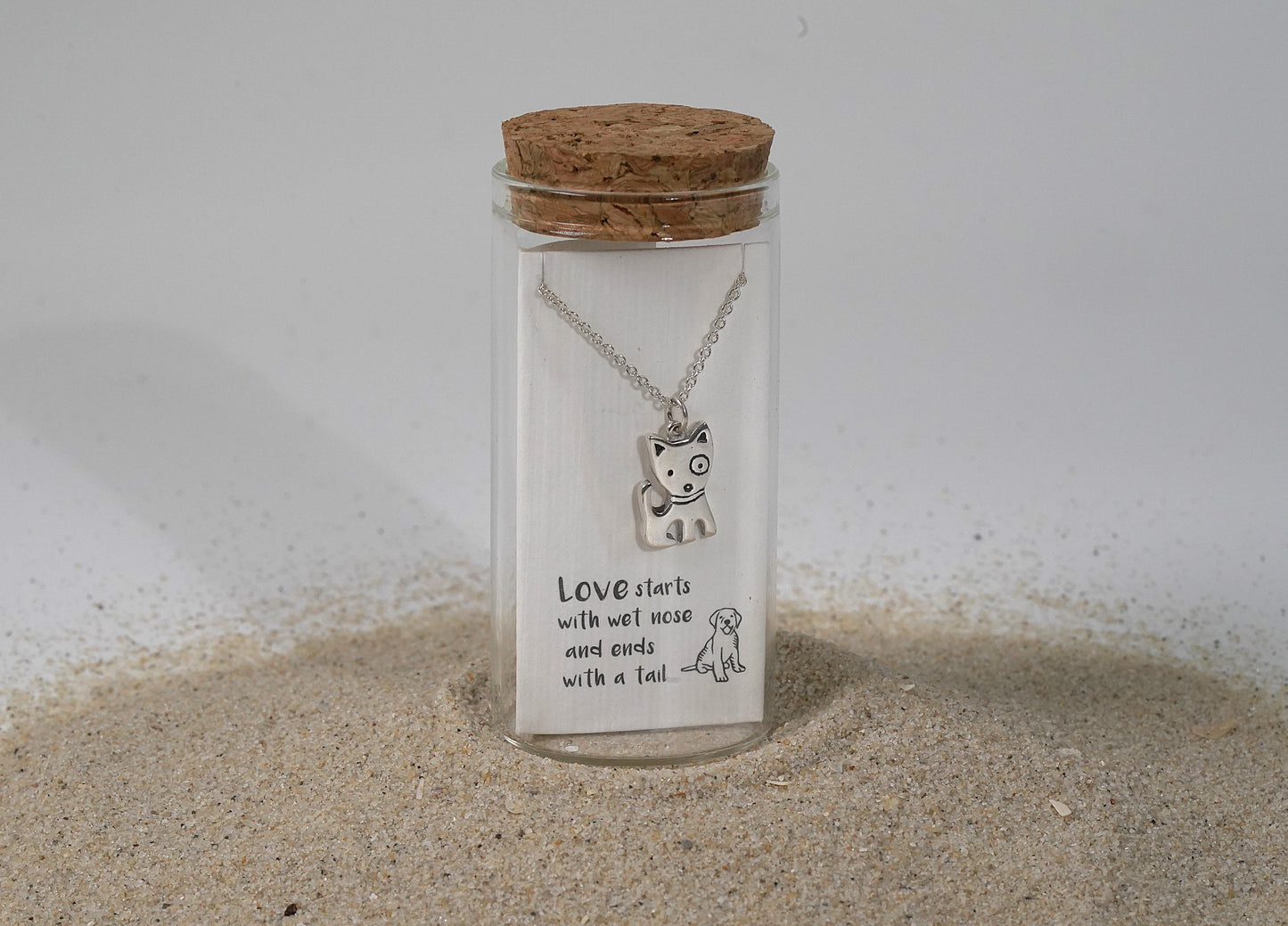 925 Sterling Silver Dog Lovers Necklace