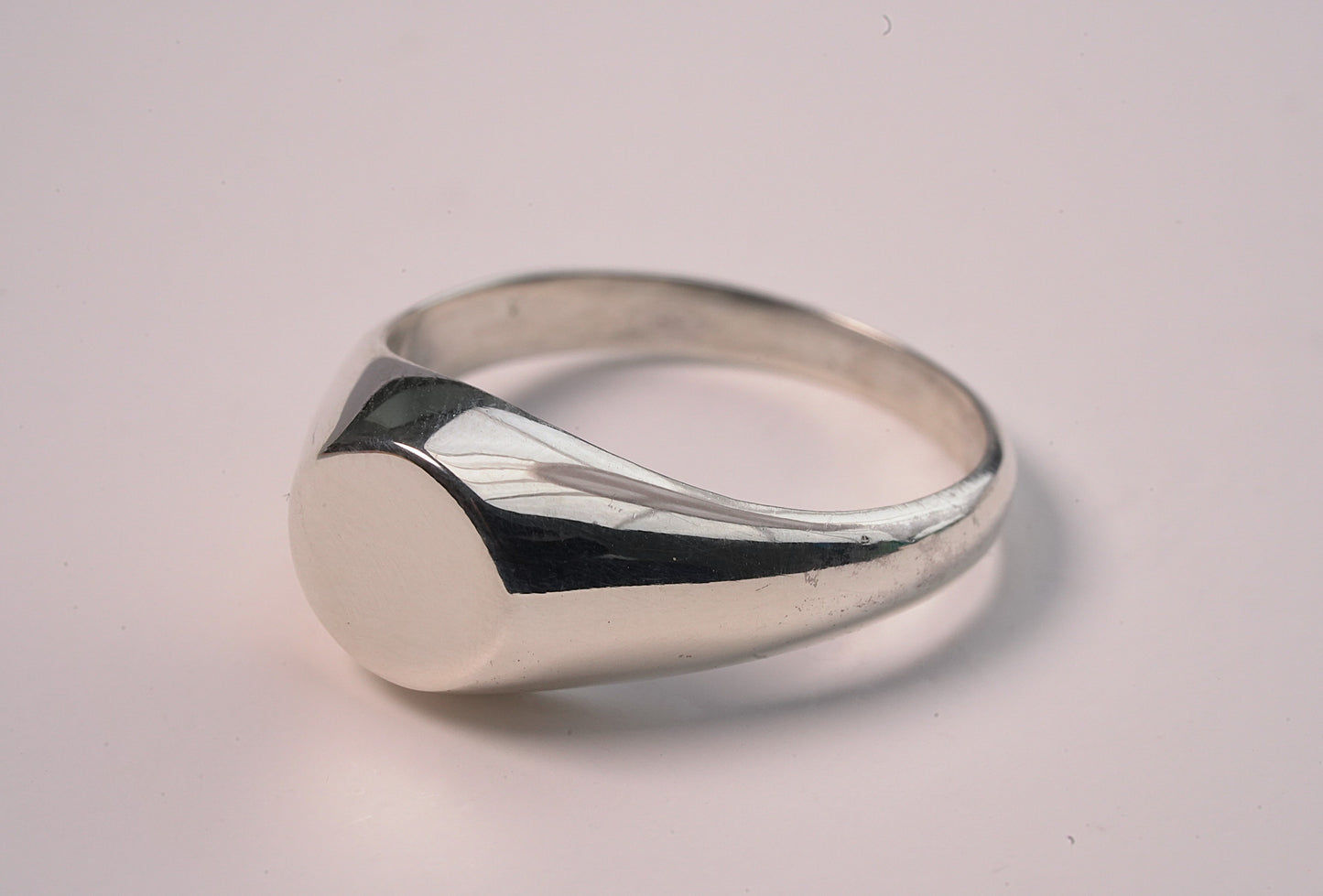 925 Sterling Silver Elevated Signet Ring