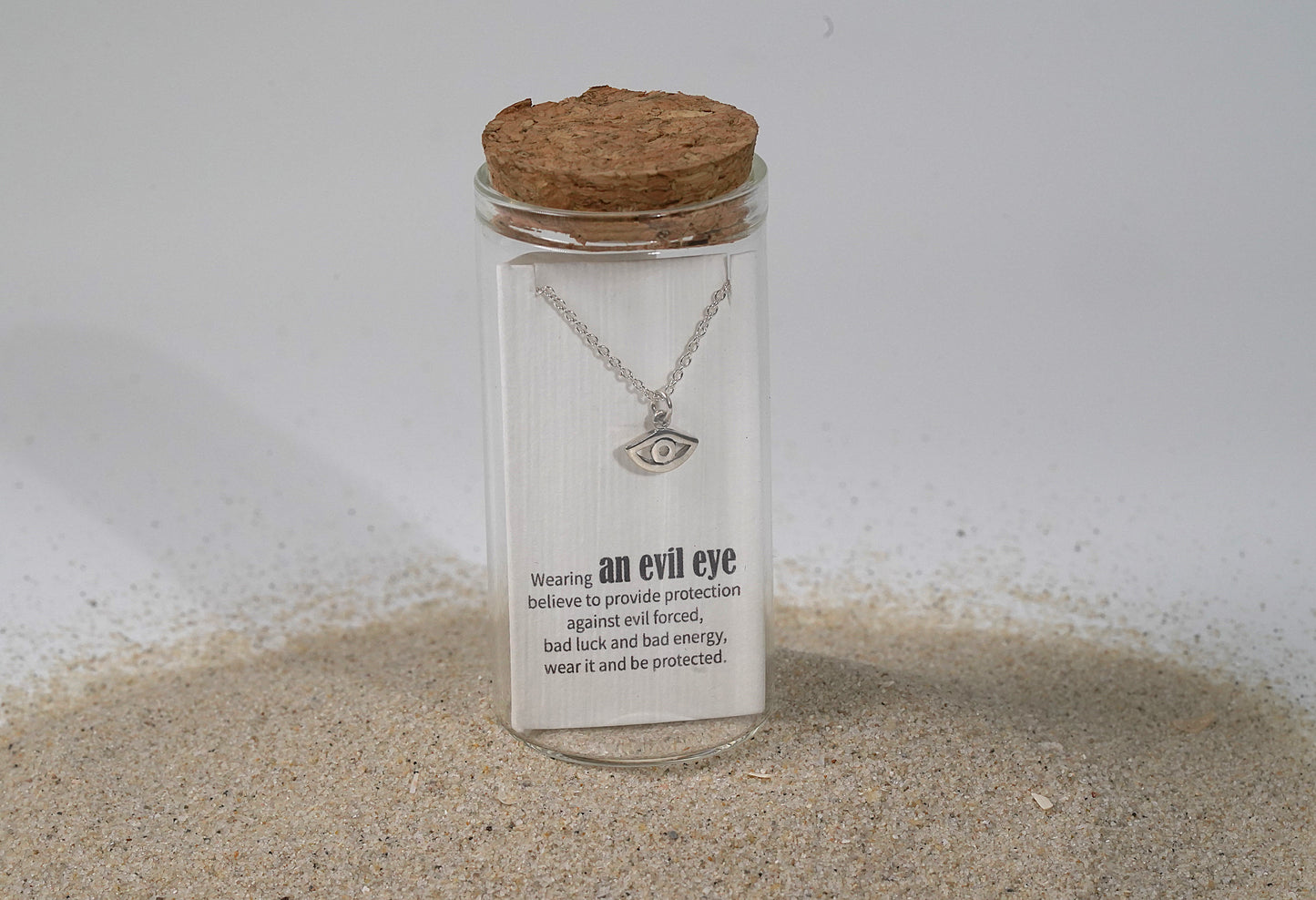 925 Sterling Silver Evil Eye Necklace