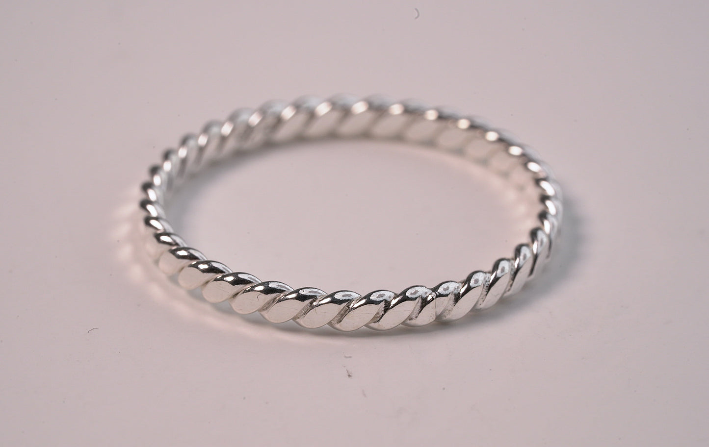 925 Sterling Silver Geometric Stack Ring