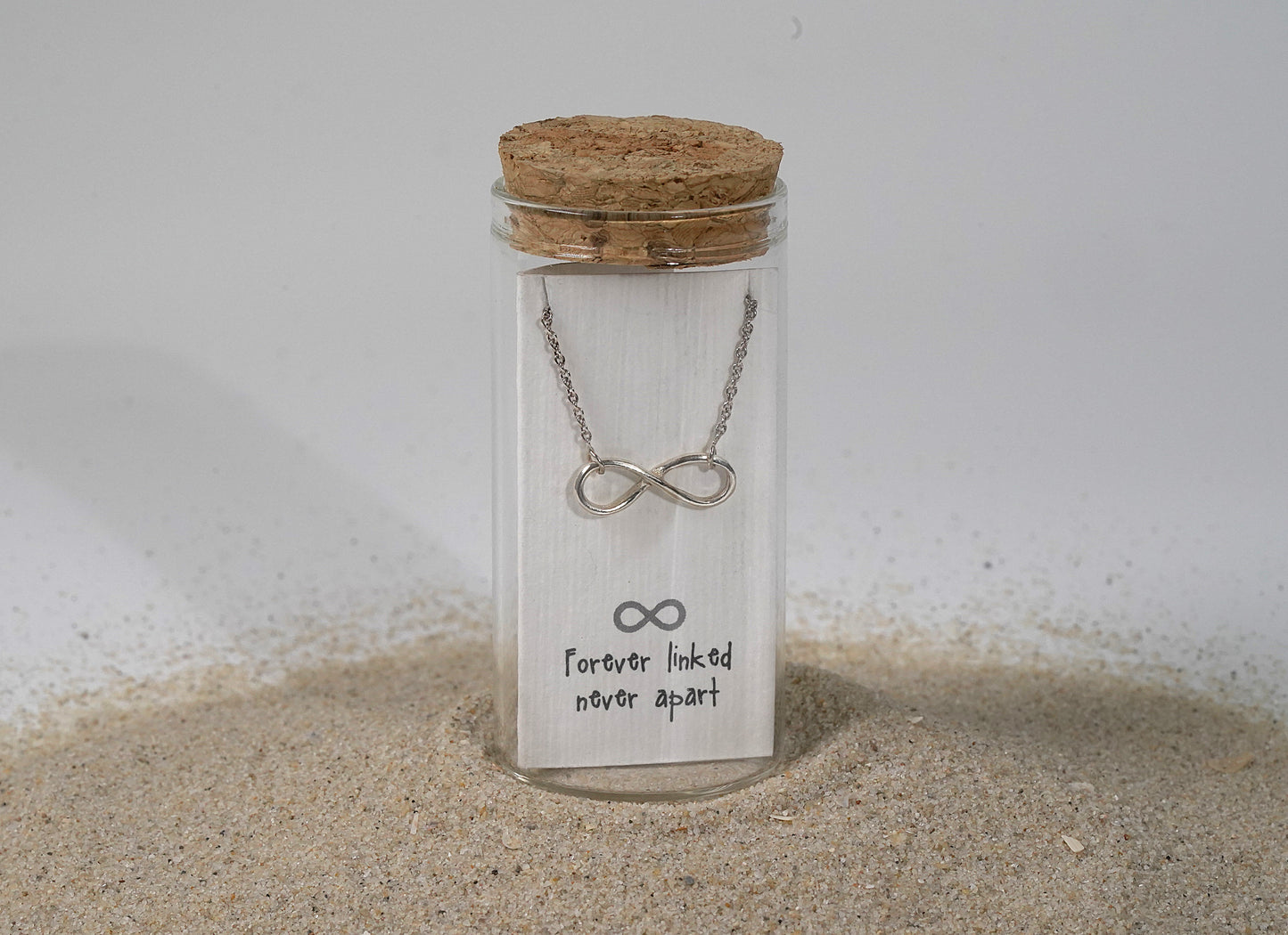 925 Sterling Silver Infinity Symbol Necklace