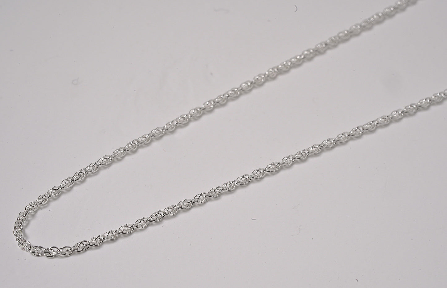 Simple Woven Sterling Silver Chain - Griha Threads & Treasure