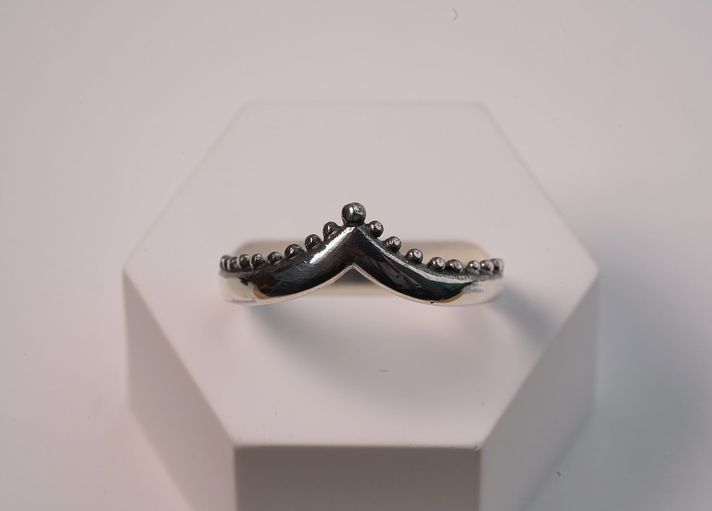 V Shaped Stacker Ring - Griha Threads & Treasure