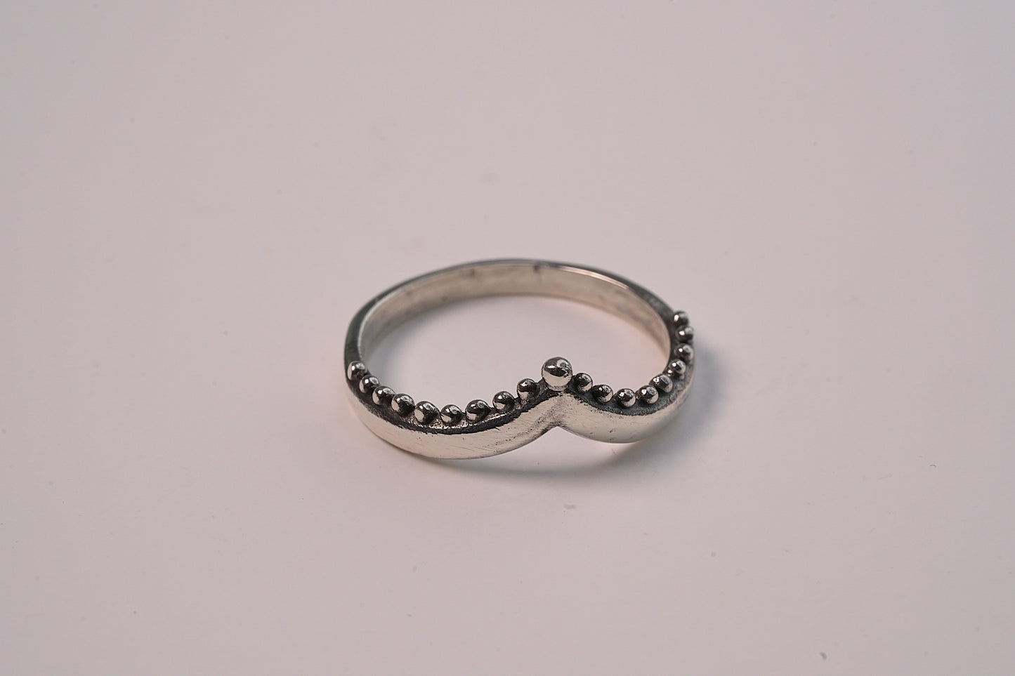 V Shaped Stacker Ring - Griha Threads & Treasure