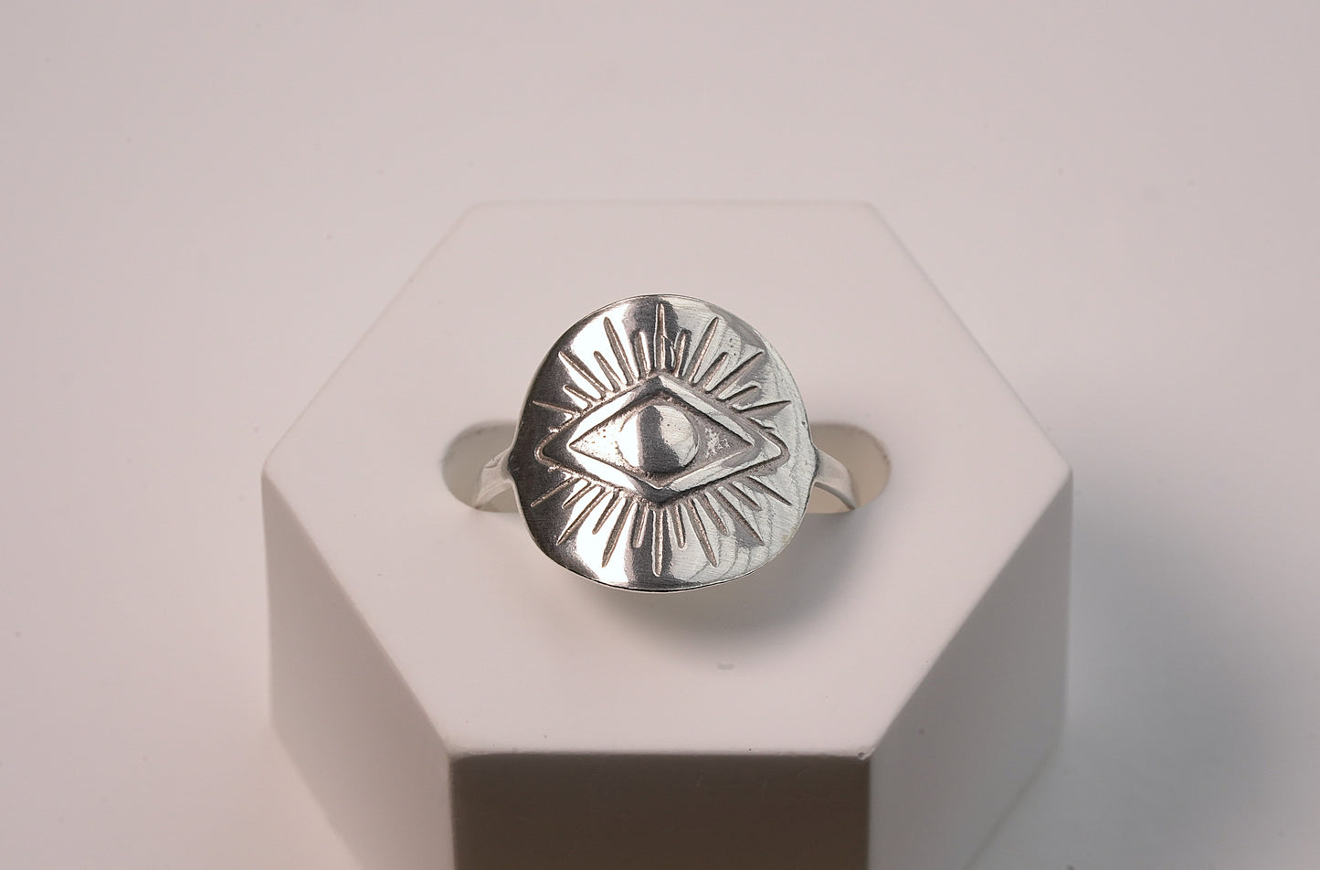 Third Eye Silver Ring - Griha Threads & Treasure
