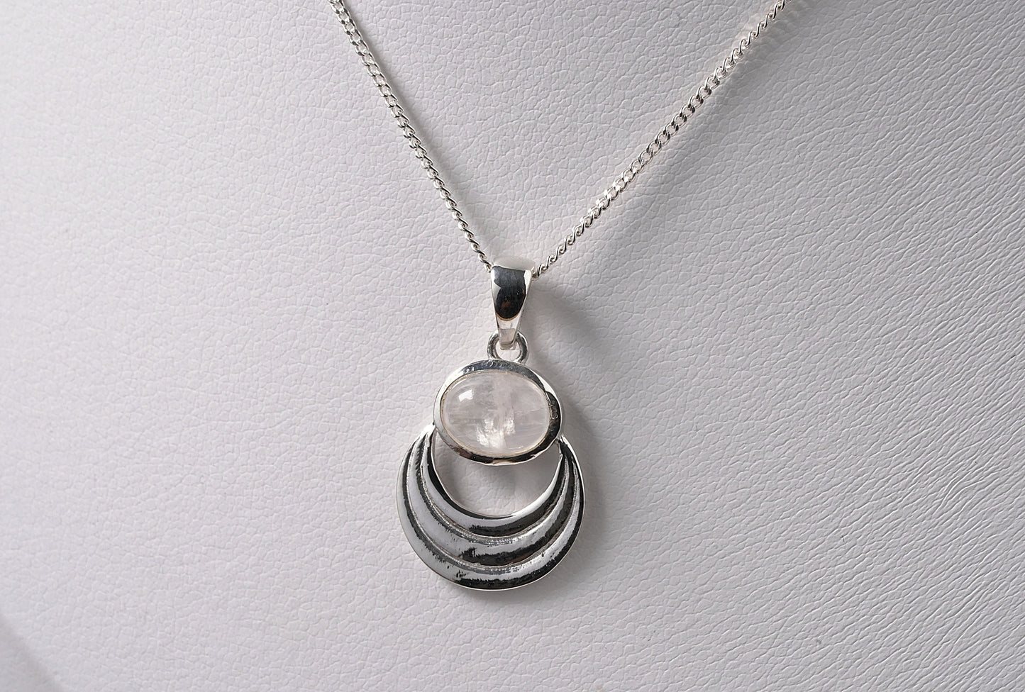 Unique Moonstone Pendant - Griha Threads & Treasure