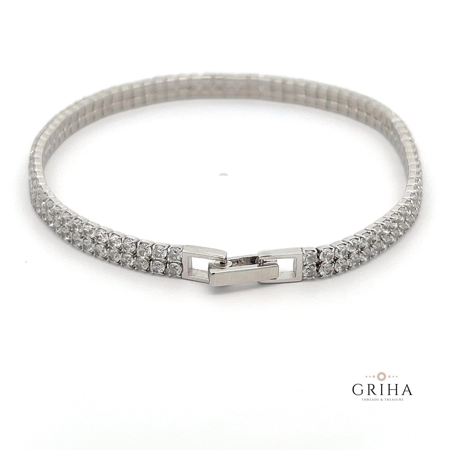 Double Layered Tennis Bracelet