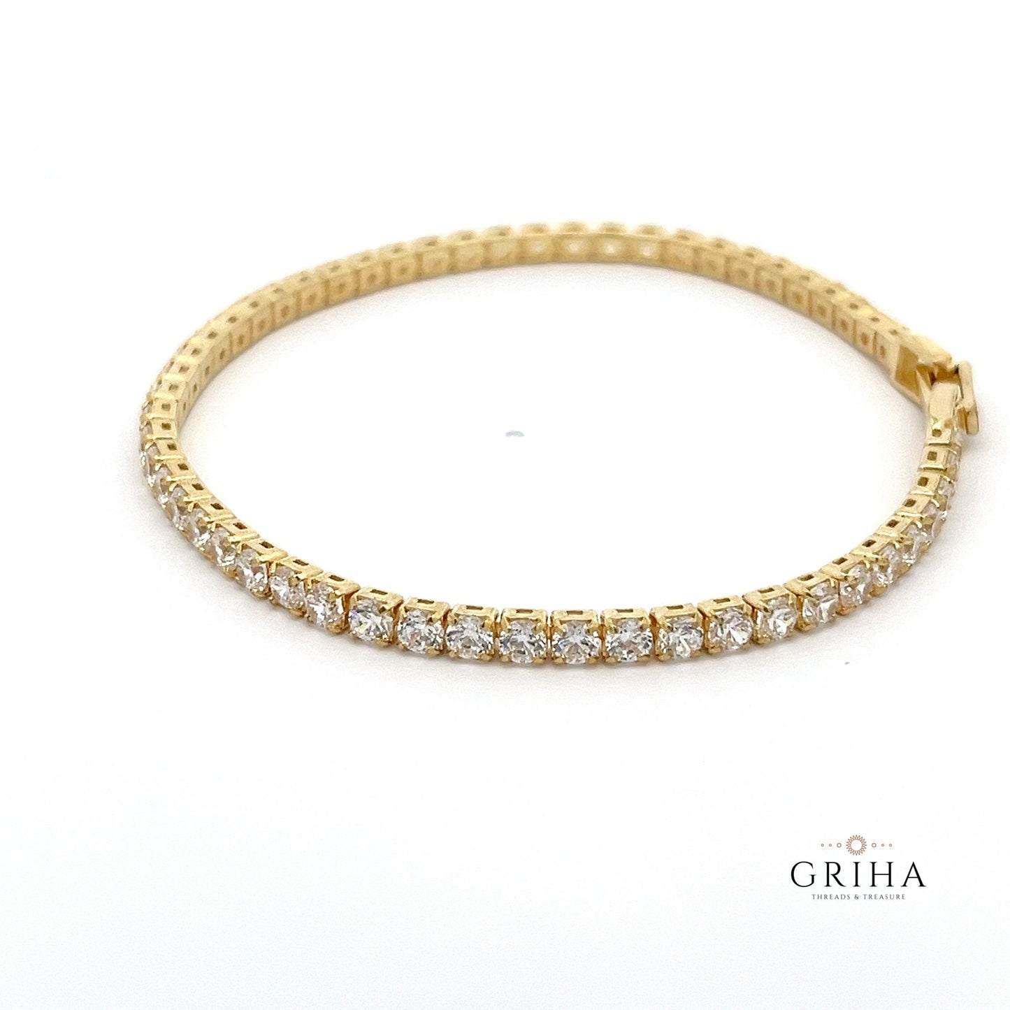 Gold Tennis Bracelet