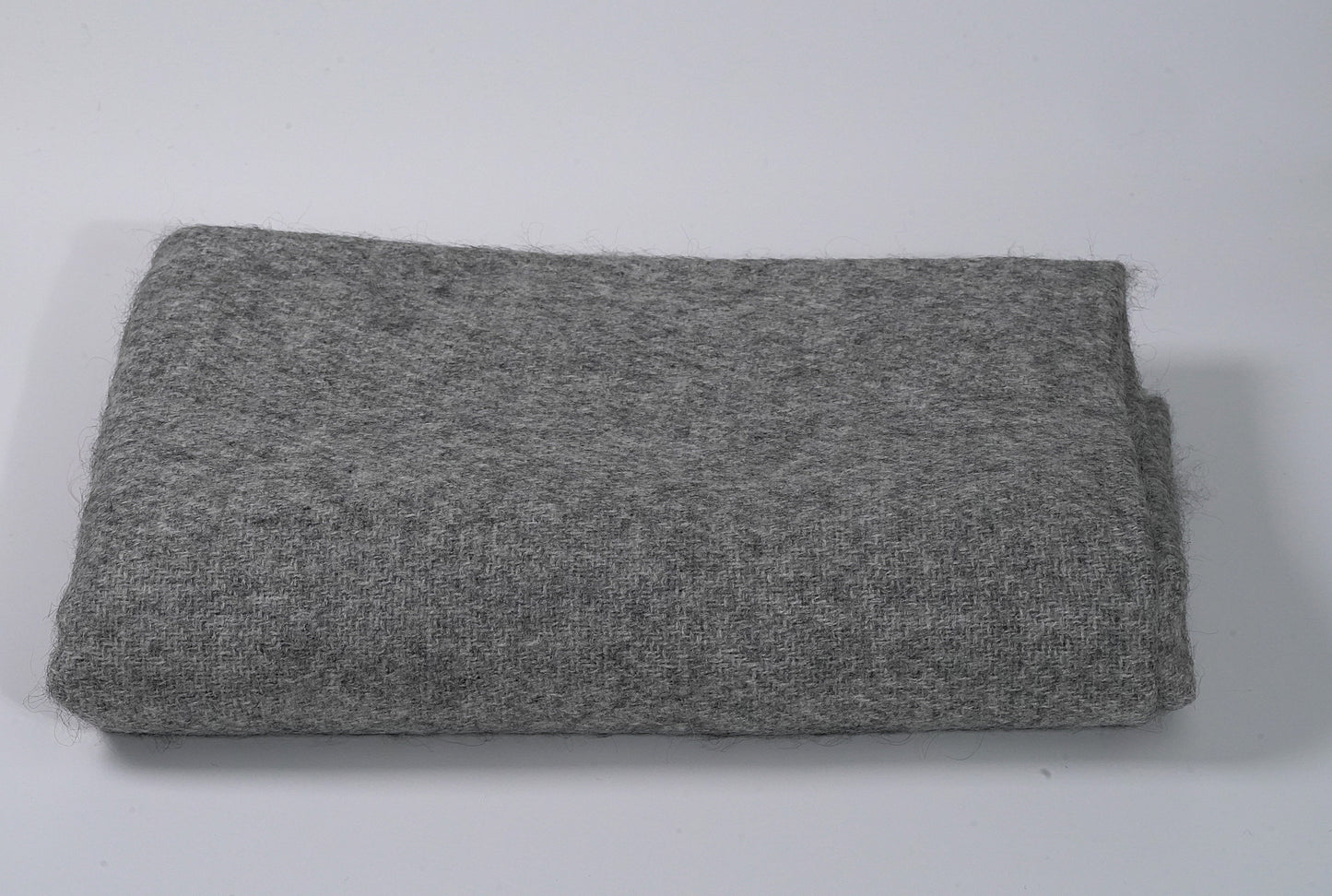 Grey 100% Yak Wool Shawl