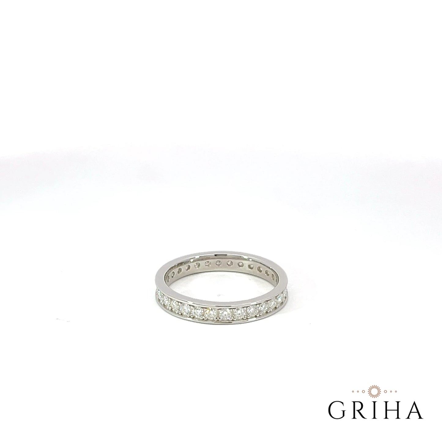 Moissanite tennis ring