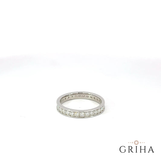 Moissanite tennis ring