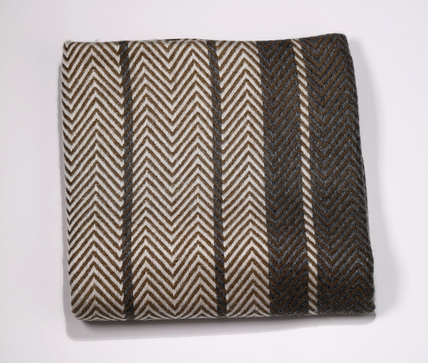 Pashmina Shawl made from Exclusive Cashmere- Thickest Style Zig Zag Design - Griha Threads & Treasure