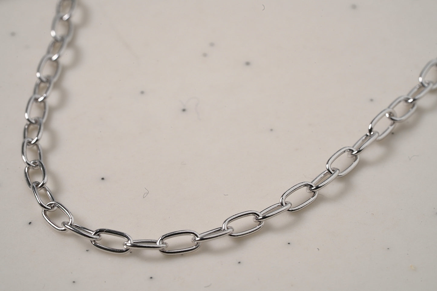 Plain Silver Link Chain Bracelet in 925 Sterling Silver