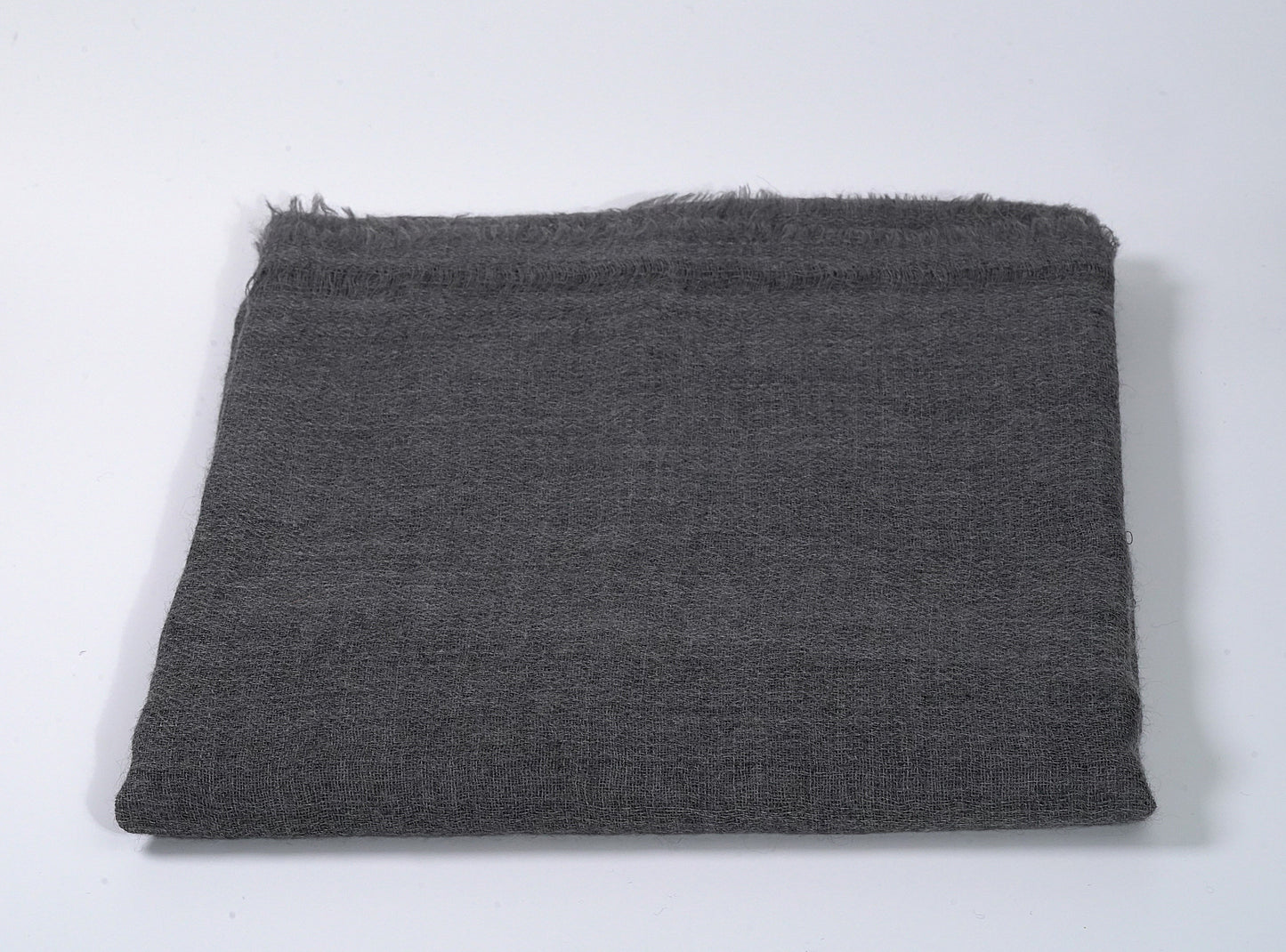 Premium Range Cashmere Shawl in Charcoal
