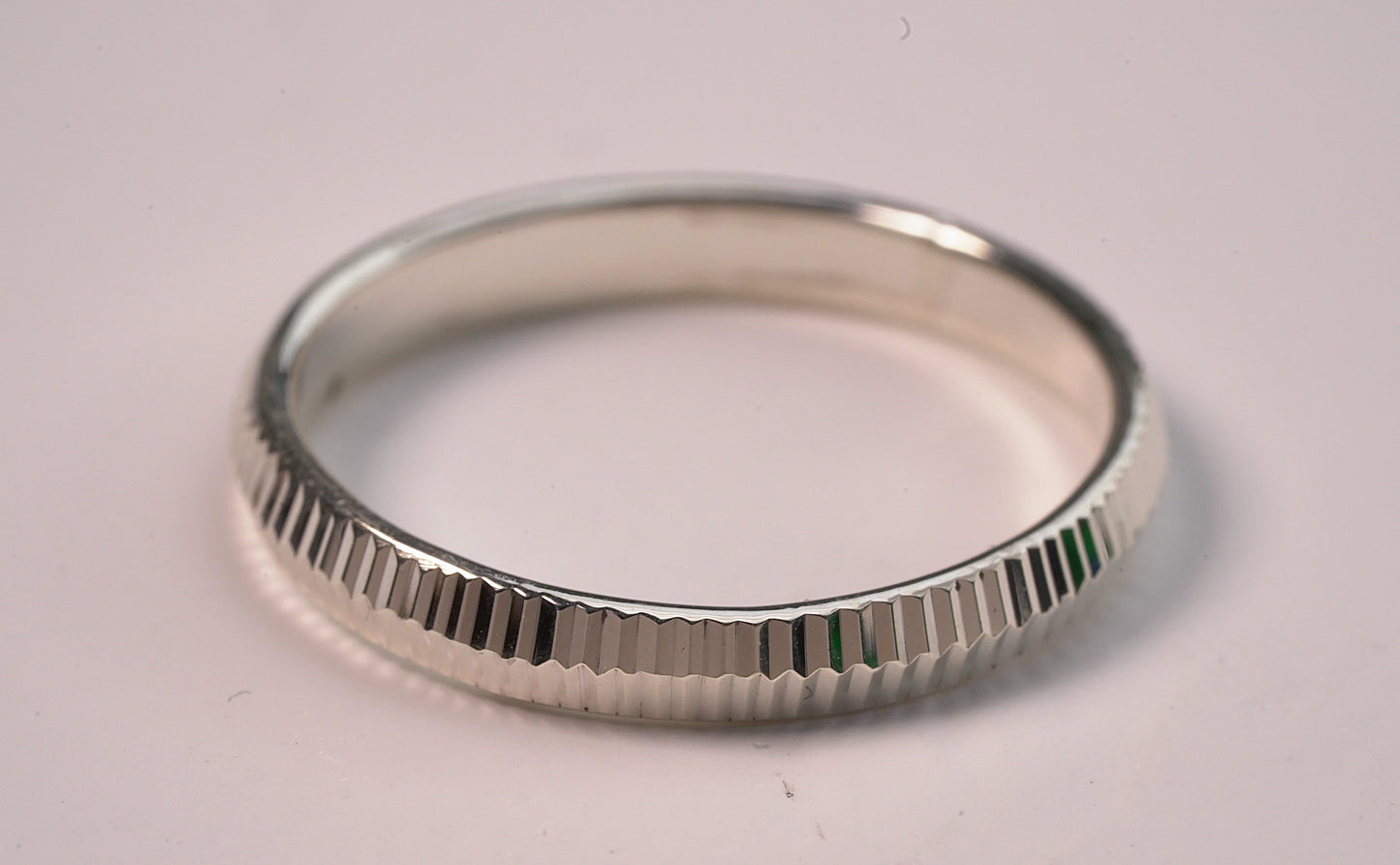 Stackable Silver Line Ring in Sterling Silver