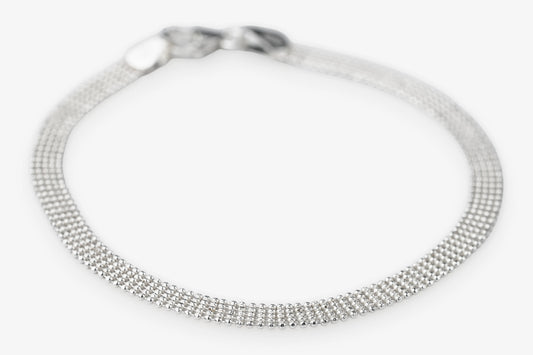 Fine Mesh Sterling Silver Bracelet Modern Silver Jewellery