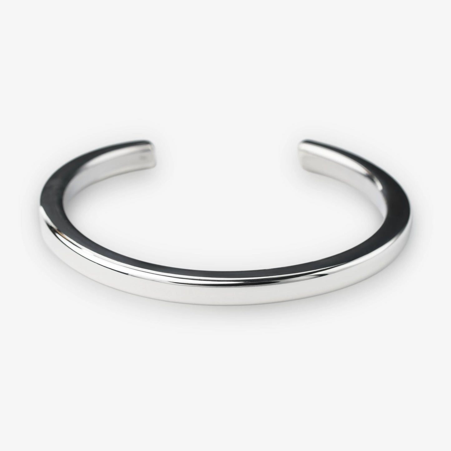 Sterling Silver Minimalist Cuff Bangle