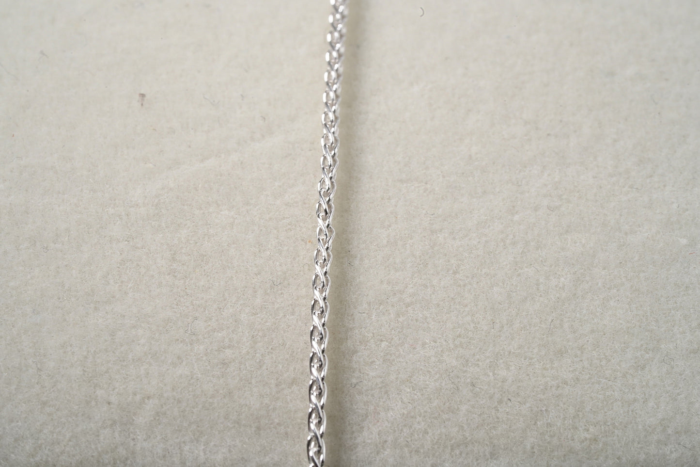 Sterling Silver Knitted Style Chain Necklace