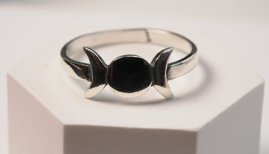 Sterling Silver Luna Ring