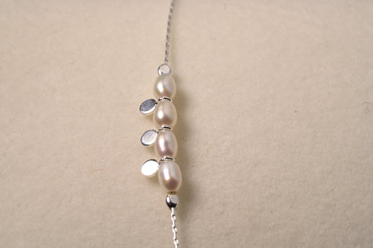 Sterling Silver Mother of Pearl Bracelet