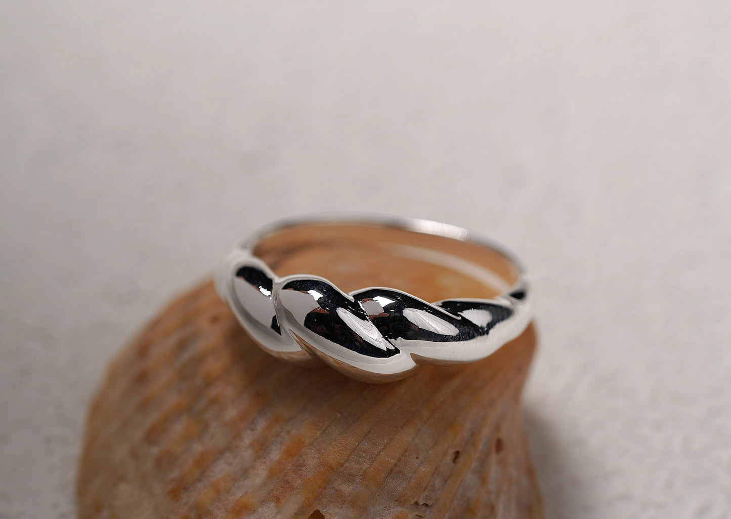 Sterling Silver Ring - Chunky and Twisted