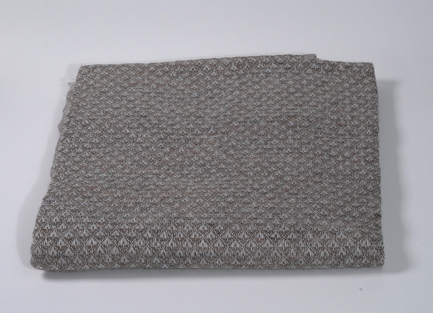 Thickest Pashmina Shawl in Grey and Brown Diamond Pattern