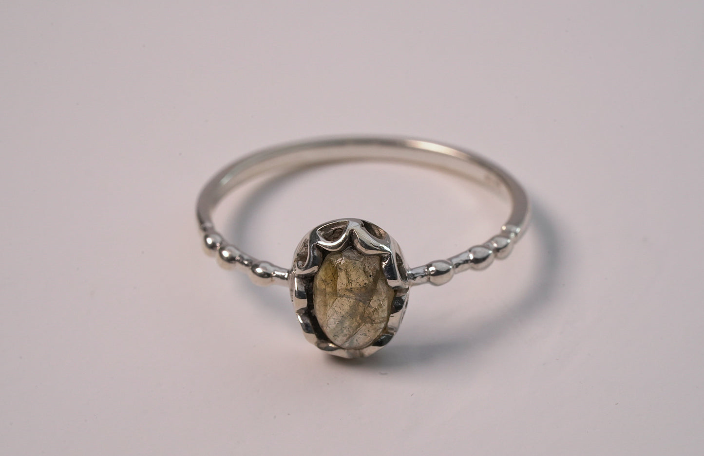 Tiger Eye Gemstone Ring in Sterling Silver