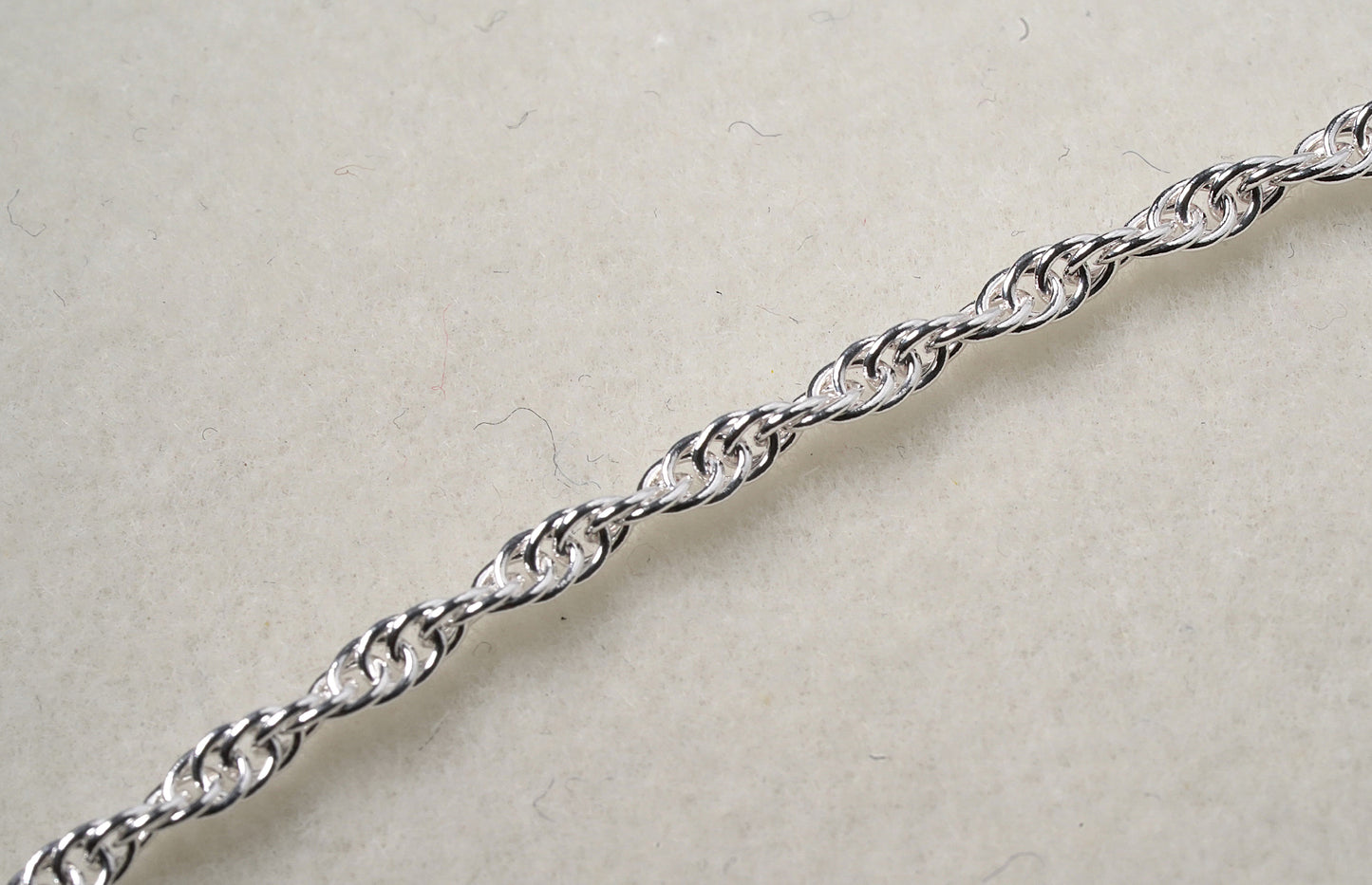 Thin Rope Chain Sterling Silver - Griha Threads & Treasure