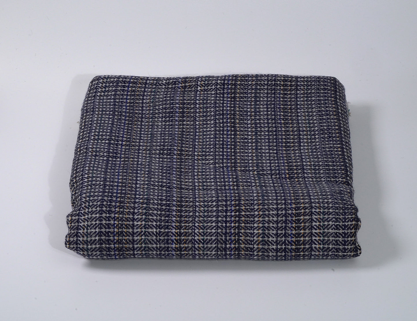 Woven Blue Sheep Wool Shawl