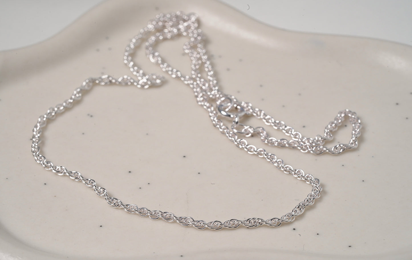 Thin Rope Chain Sterling Silver - Griha Threads & Treasure