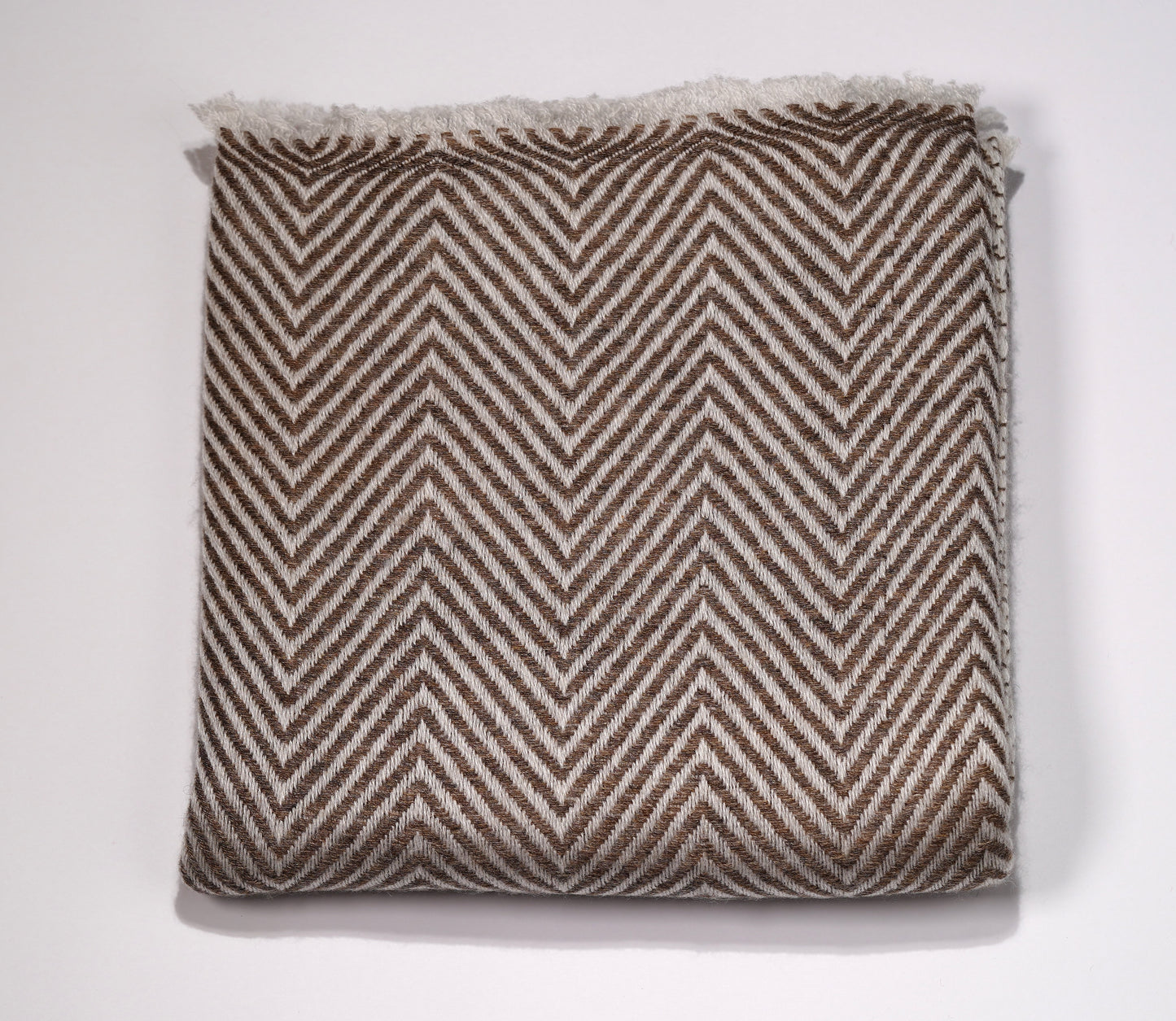 Pashmina Shawl made from Exclusive Cashmere- Thickest Style Zig Zag Design - Griha Threads & Treasure
