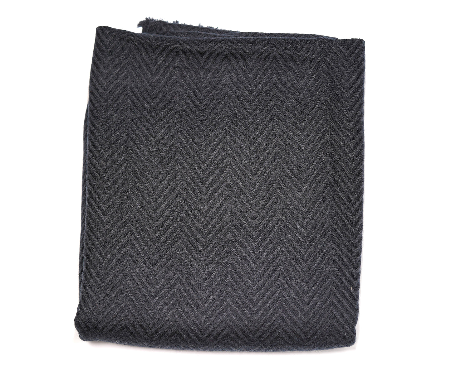 Pashmina Shawl made from Exclusive Cashmere- Thickest Style Zig Zag Design - Griha Threads & Treasure