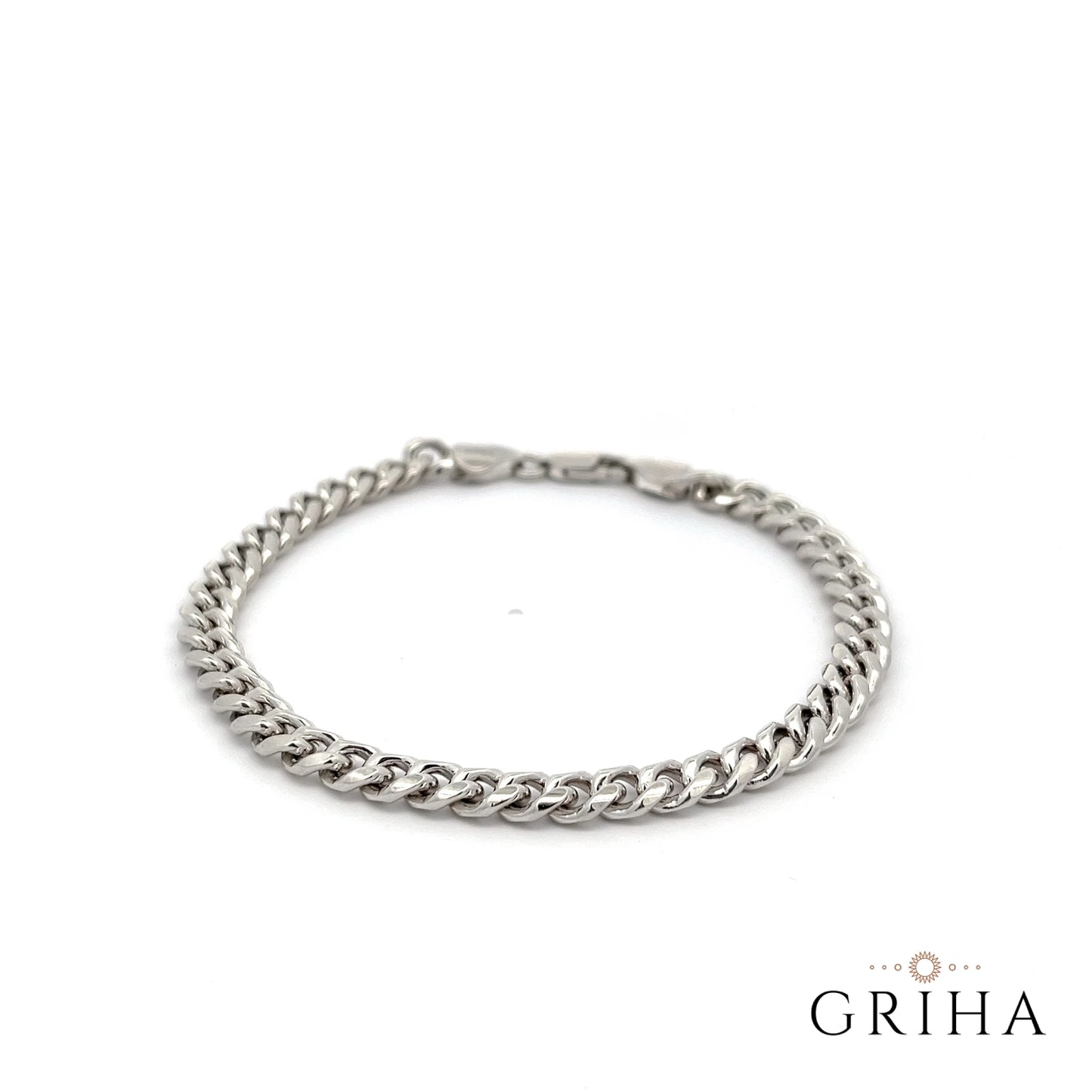 925 Sterling Silver Cuban Chain Bracelet 6mm