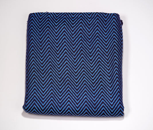 Pashmina Shawl made from Exclusive Cashmere- Thickest Style Zig Zag Design - Griha Threads & Treasure