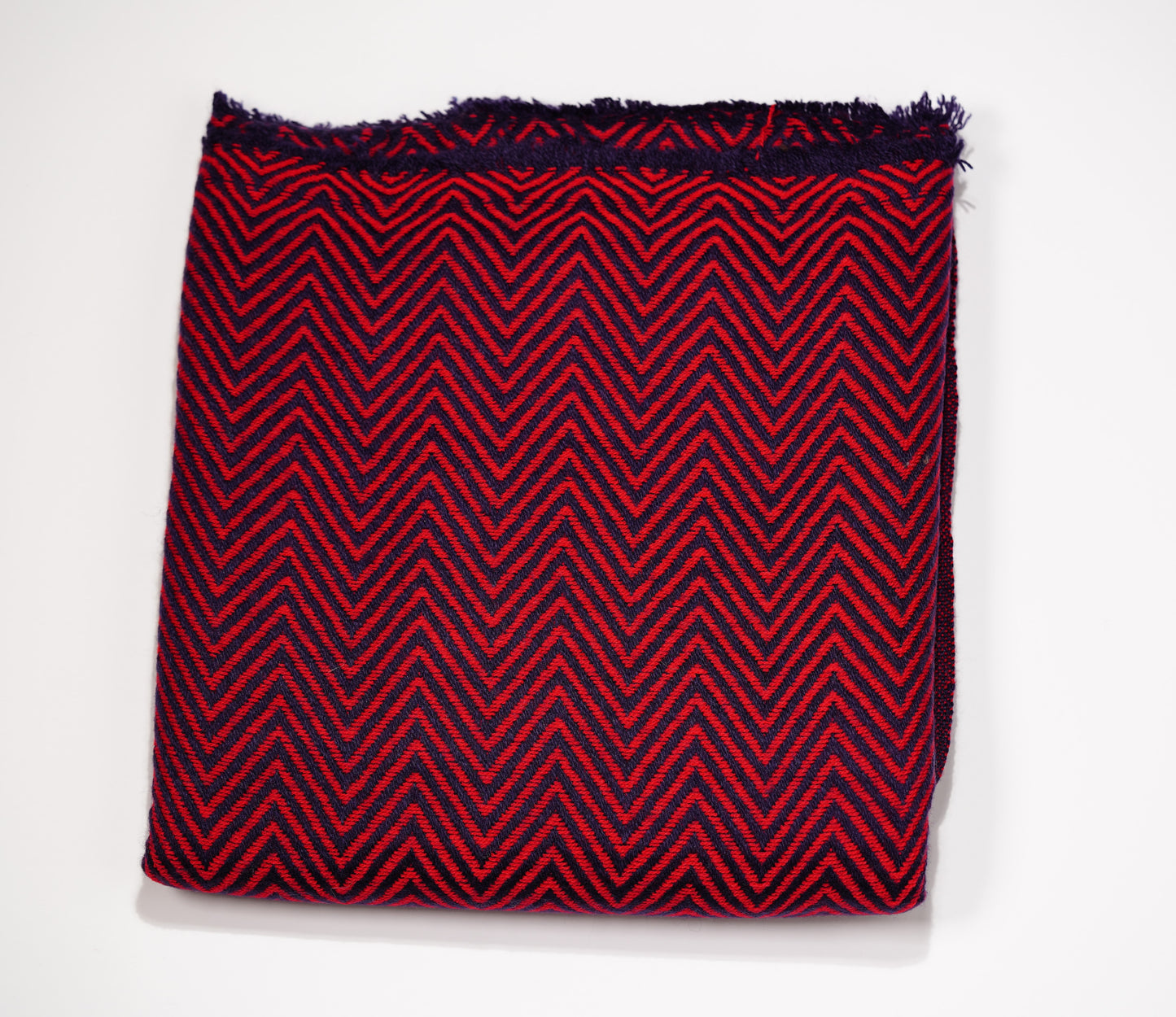Pashmina Shawl made from Exclusive Cashmere- Thickest Style Zig Zag Design - Griha Threads & Treasure
