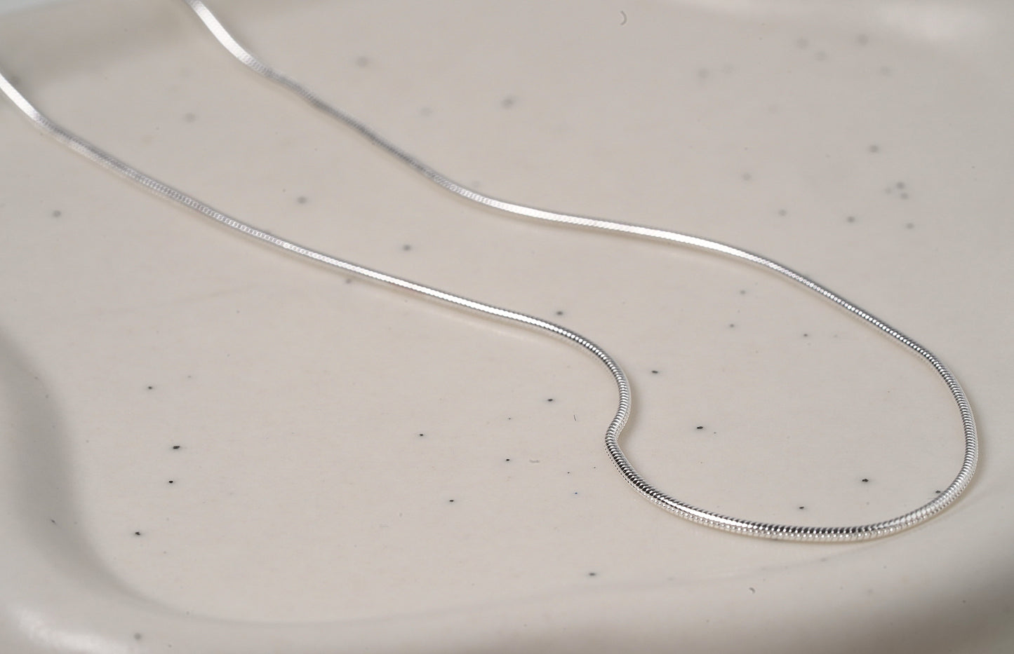 Thin Snake Chain Sterling Silver - Griha Threads & Treasure