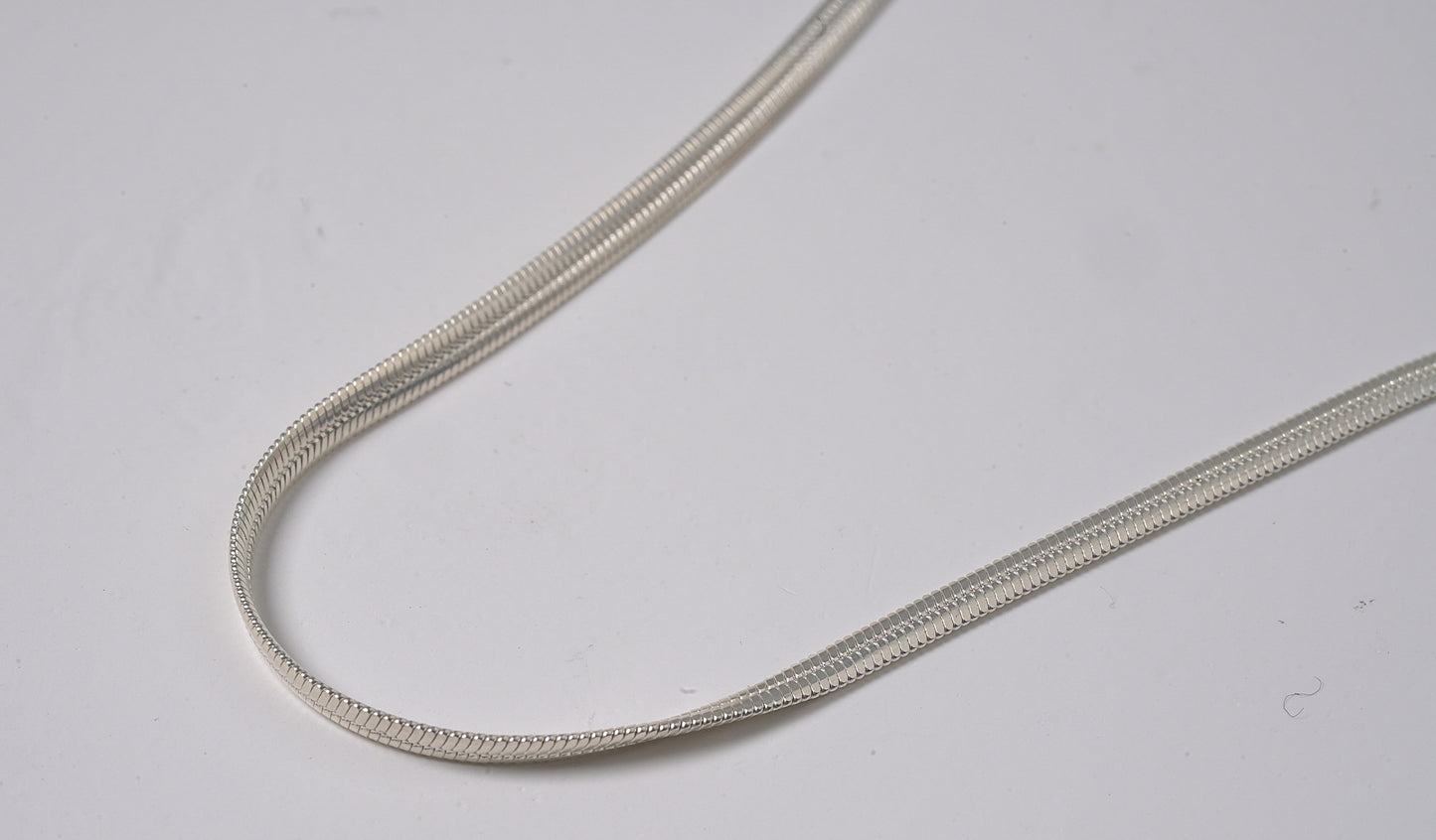 Snake Chain Sterling Silver Thicker - Griha Threads & Treasure