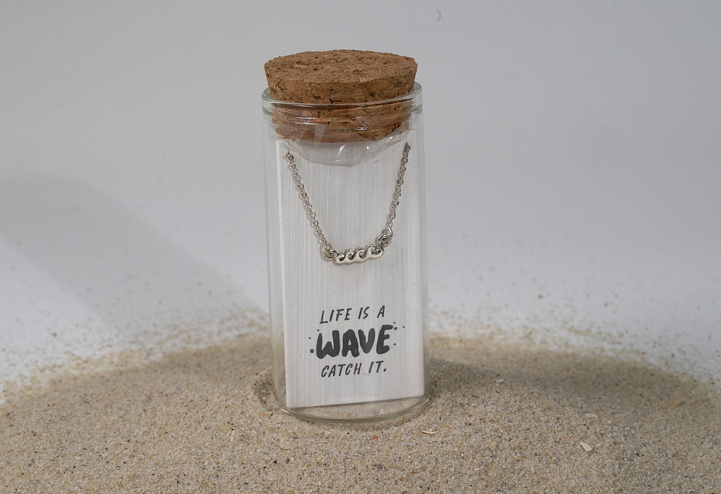 Sterling Silver Wave Necklace - Griha Threads & Treasure