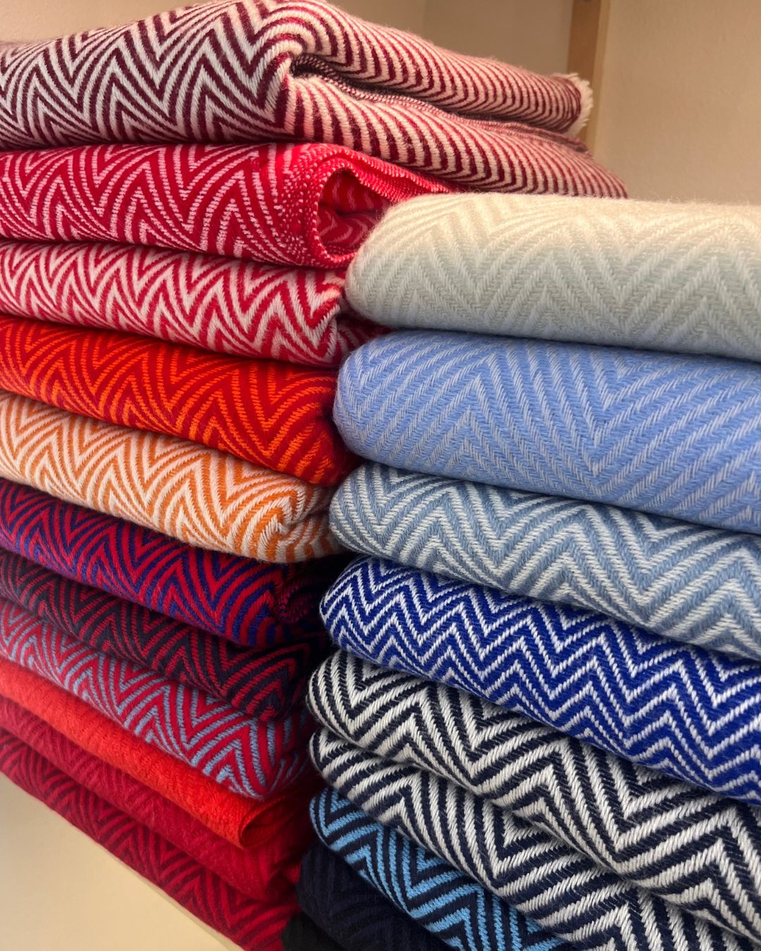 Bright Coloured Pashmina Stack Griha Threads and Treasure