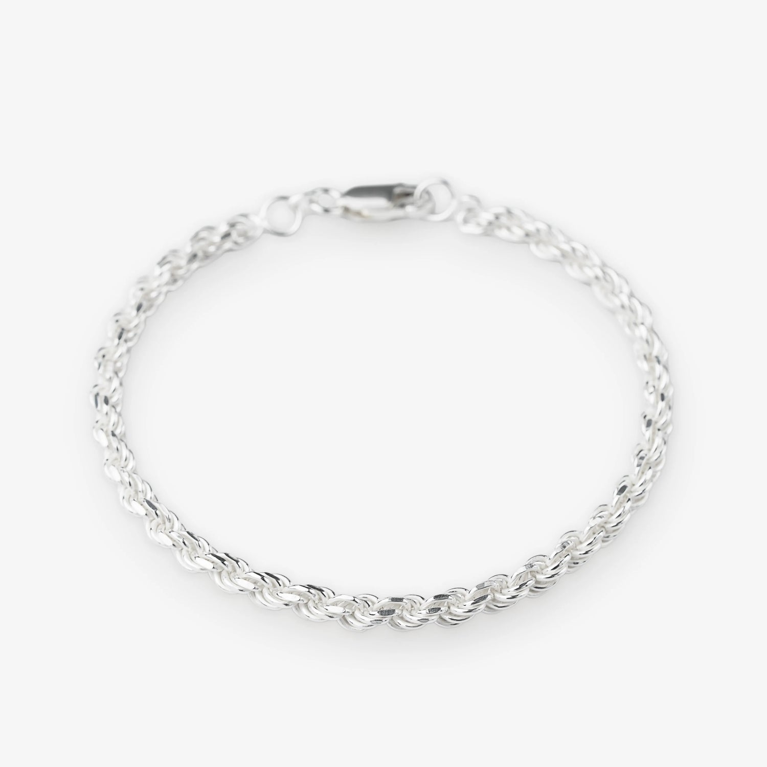 Petite silver bracelet with turquoise hexagon stone