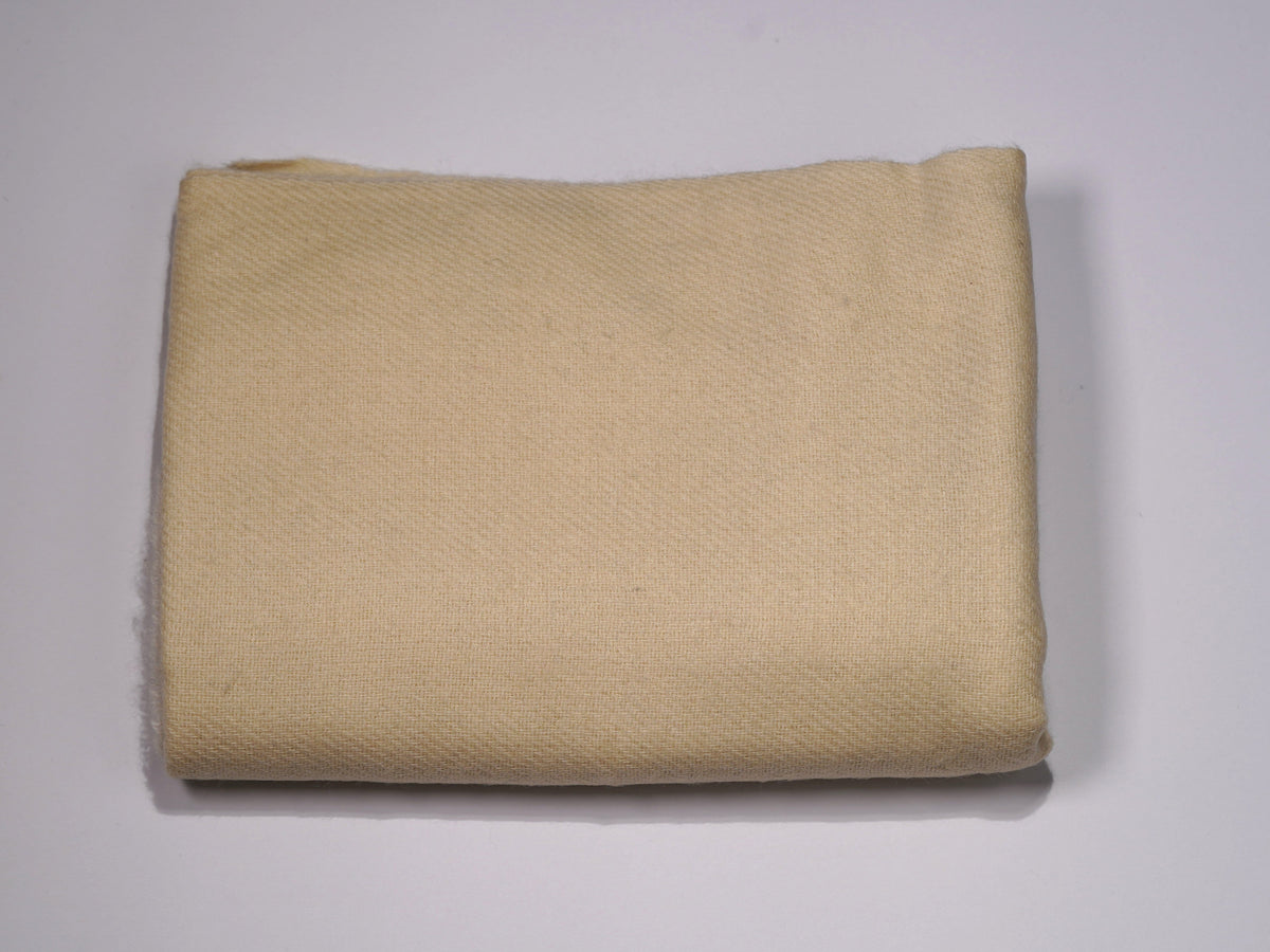 100% Yak Wool Shawl Cream Colour