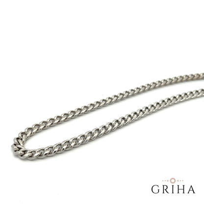 6mm Sterling Silver Cuban Chain Necklace