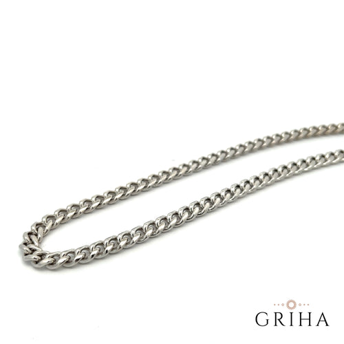 6mm Sterling Silver Cuban Chain Necklace